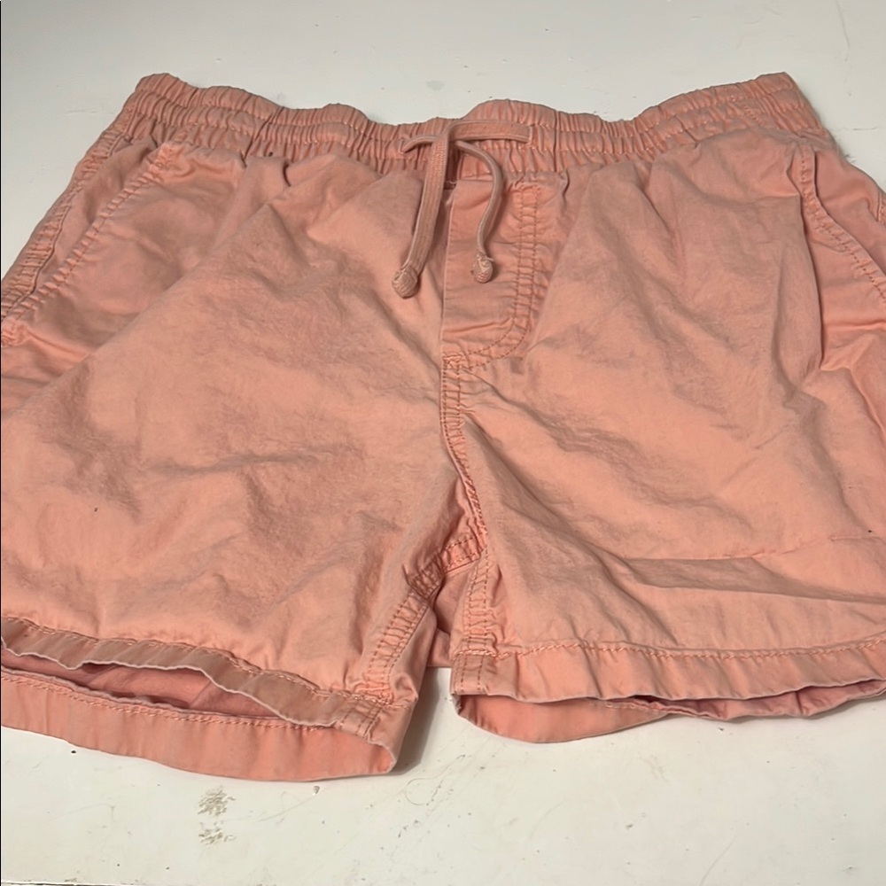 H&M Sz 30R Elastic Waist Pull On Pink Denim Jean Shorts